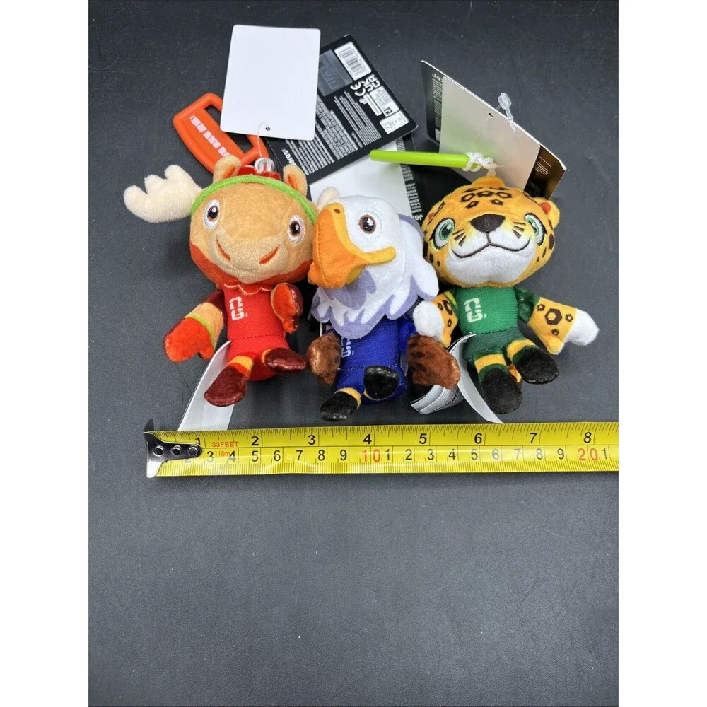 2026 FIFA World Cup Mascot Plush Set of 3 Zayu, Maple, & Clutch Jazwares, 8